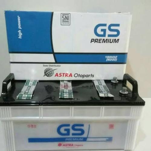 AKI BATERAI MOBIL GENSET GS ASTRA PREMIUM N200 190H52 200AH