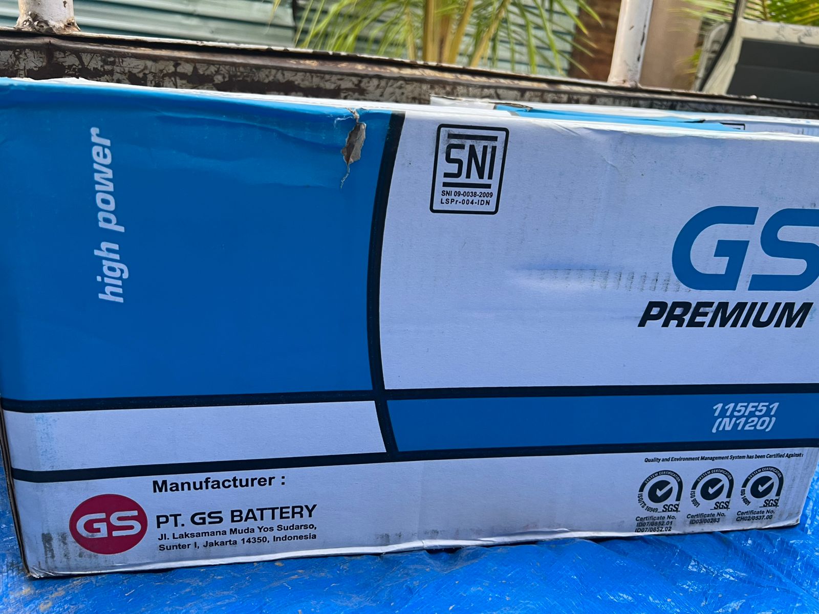 Aki Battery GS ASTRA Type GS PREMIUM N120 115F51