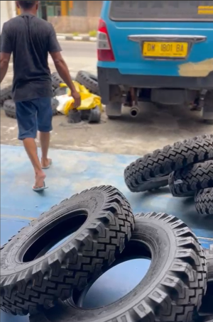 BELANJA BAN SWALLOW VIA WA PELANGGAN KE KOTA MARISA