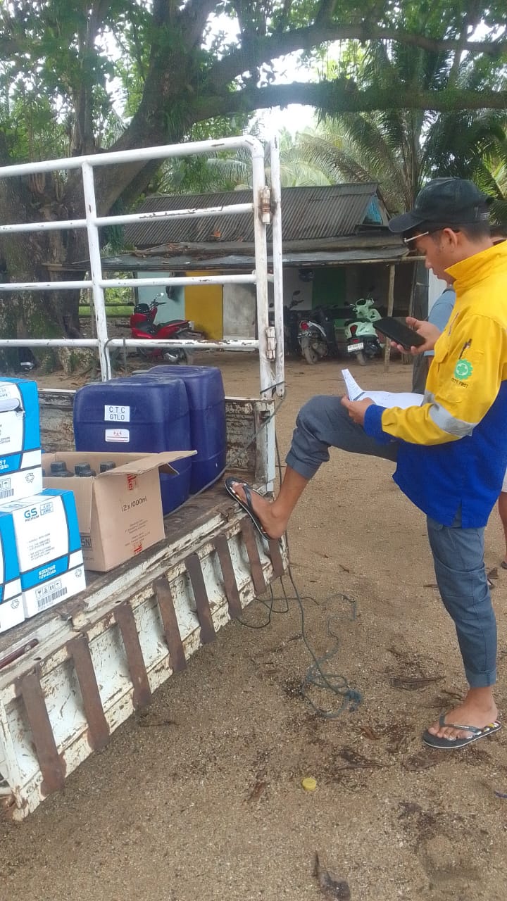 DISTRIBUSI JUAL PENGANTARAN AKI GS ASTRA DENGAN SISTIM FREE PENGANTARAN KE PELANGGAN KONSTRUKSI DI GORONTALO 5