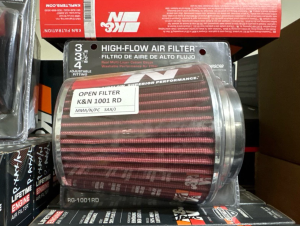 FILTER UDARA K&N UNIVERSAL RG-1001RD 3 INCH, 3,5 INCH, 4 INCH