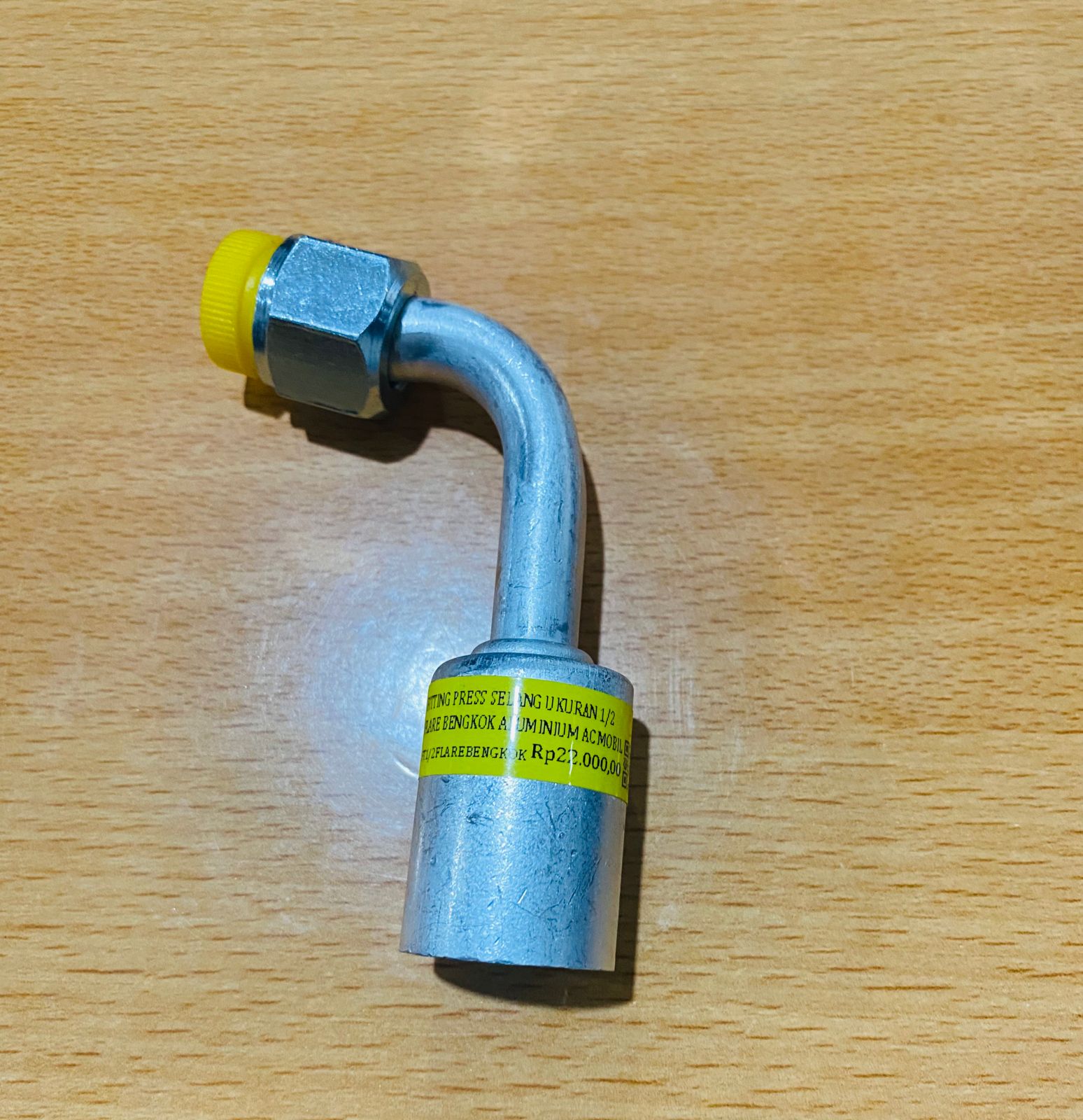 FITTING PRESS SELANG UKURAN 12 FLARE BENGKOK ALUMINIUM AC MOBIL