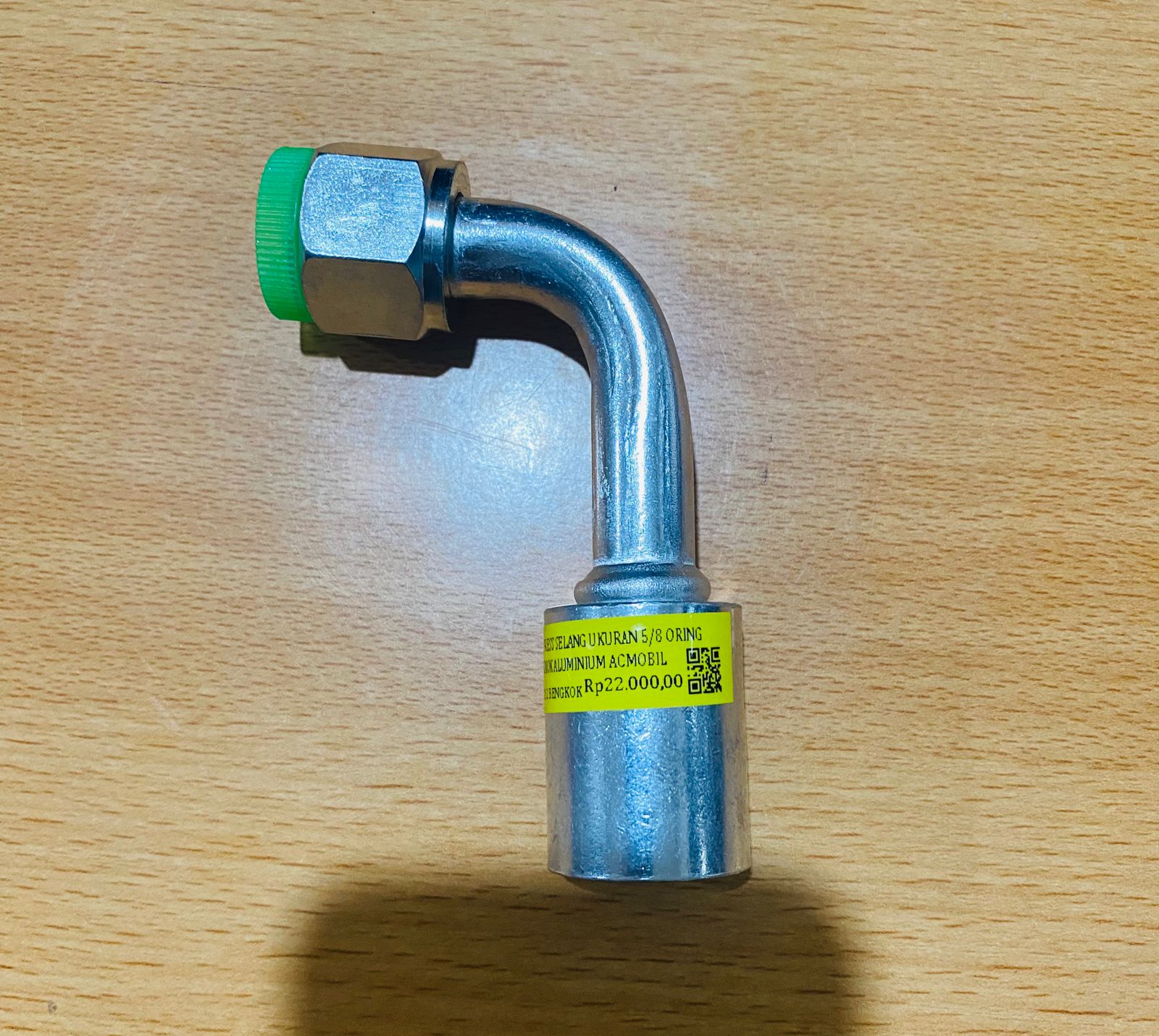 FITTING PRESS SELANG UKURAN 5 8 ORING R12 BENGKOK ALUMINIUM AC MOBIL