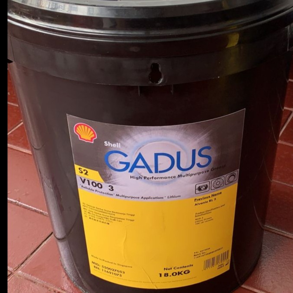 GREASE SHELL GADUS TIPE S2 V100 3 UK 18 KG