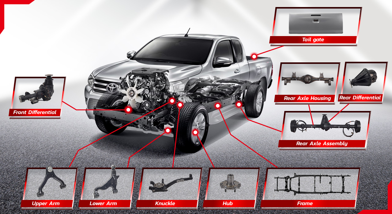 HILUX PARTS UNDERBODY