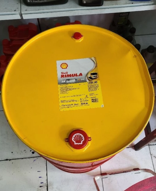 OLI ENGINE SHELL RIMULA R4X SAE 15W-40 API CI-4 DRUM(209 L)