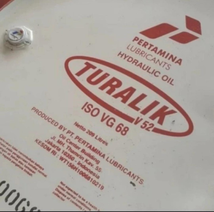 OLI HIDROLIK PERTAMINA TURALIK V 52 ISO VG 68 PERDRUM (209 LITER)