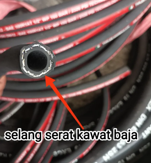 SELANG KOMPRESOR SERAT KAWAT BAJA