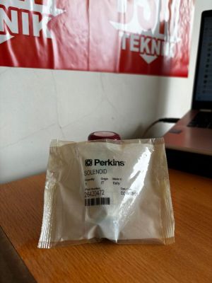 (1)SOLENOID FUEL SHUT OFF INJEKSI PUMP PERKINS 4.2482(LG80521) PN 26420472