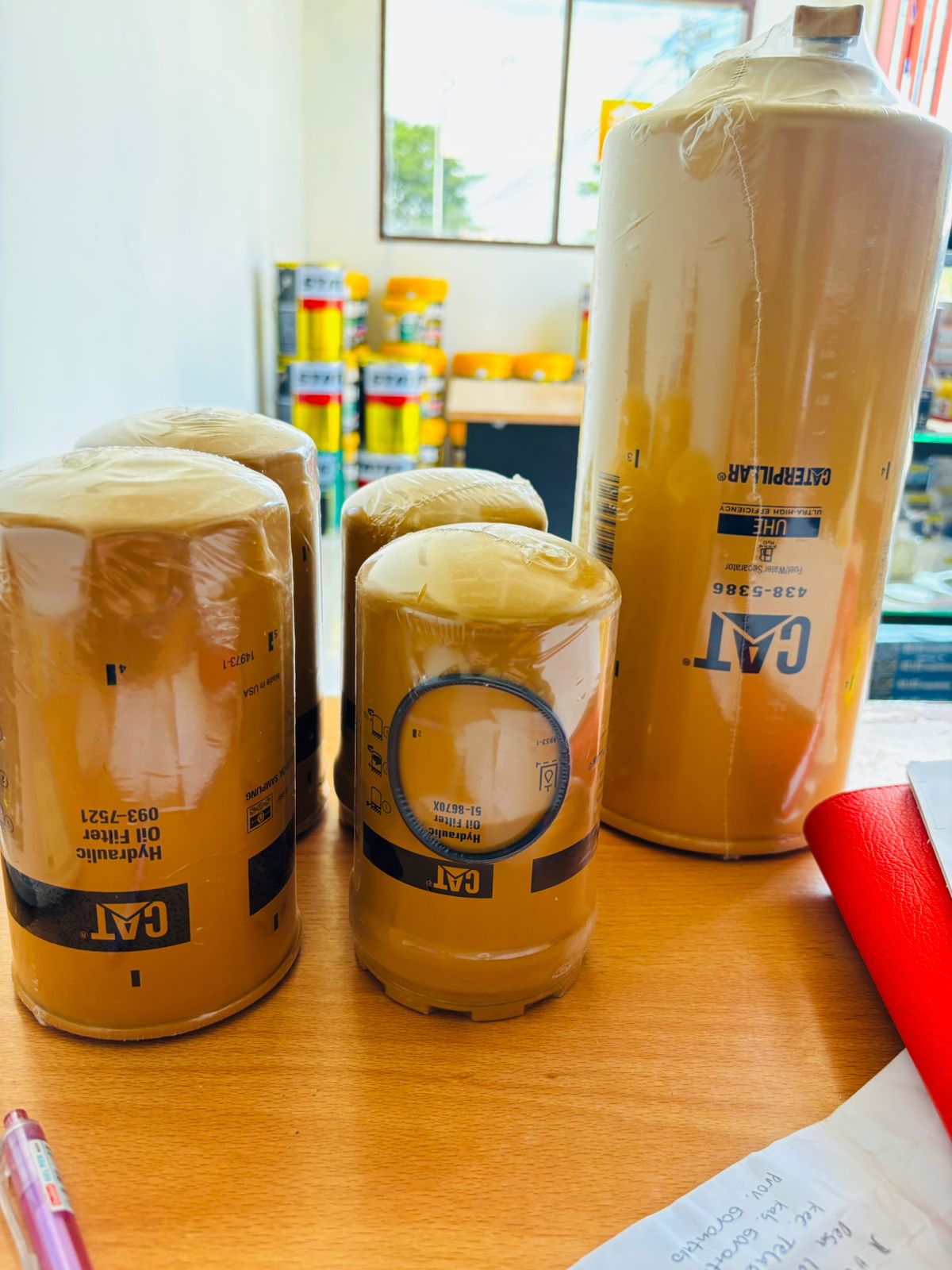 BSM PARTS STOCKIST JUAL FILTER OLI CATERPILLAR 093-7521 438-586