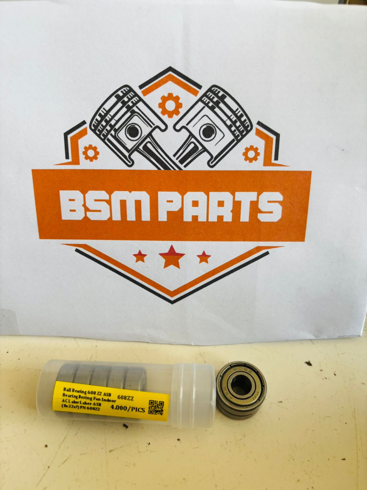 Ball Bearing 608 ZZ ASB Bearing Bering Fan Indoor AC Laker Laher ASB (8x22x7) PN 608ZZ