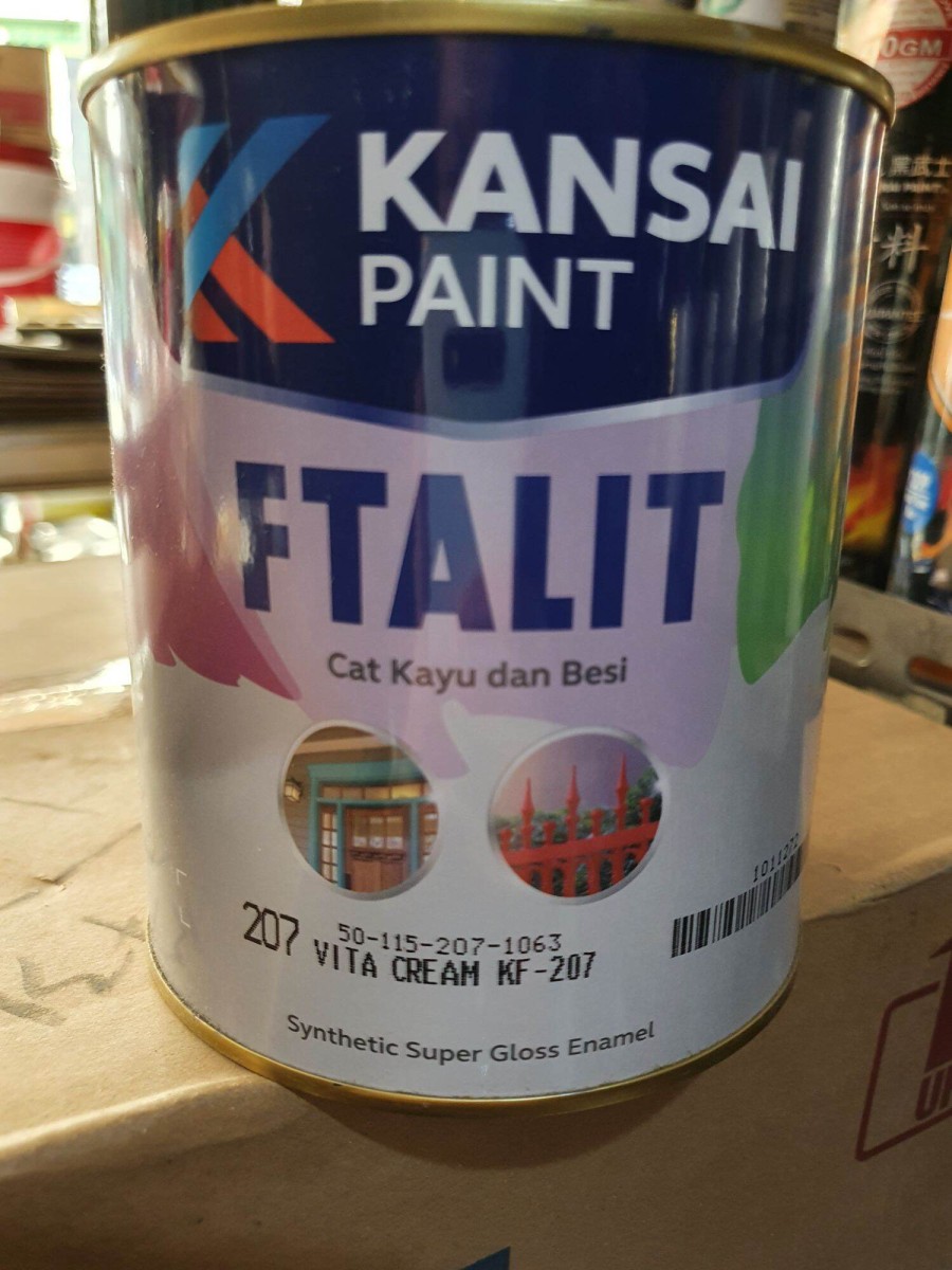 CAT KAYU DAN BESI KANSAI FTALIT 115-207 VITA CREAM
