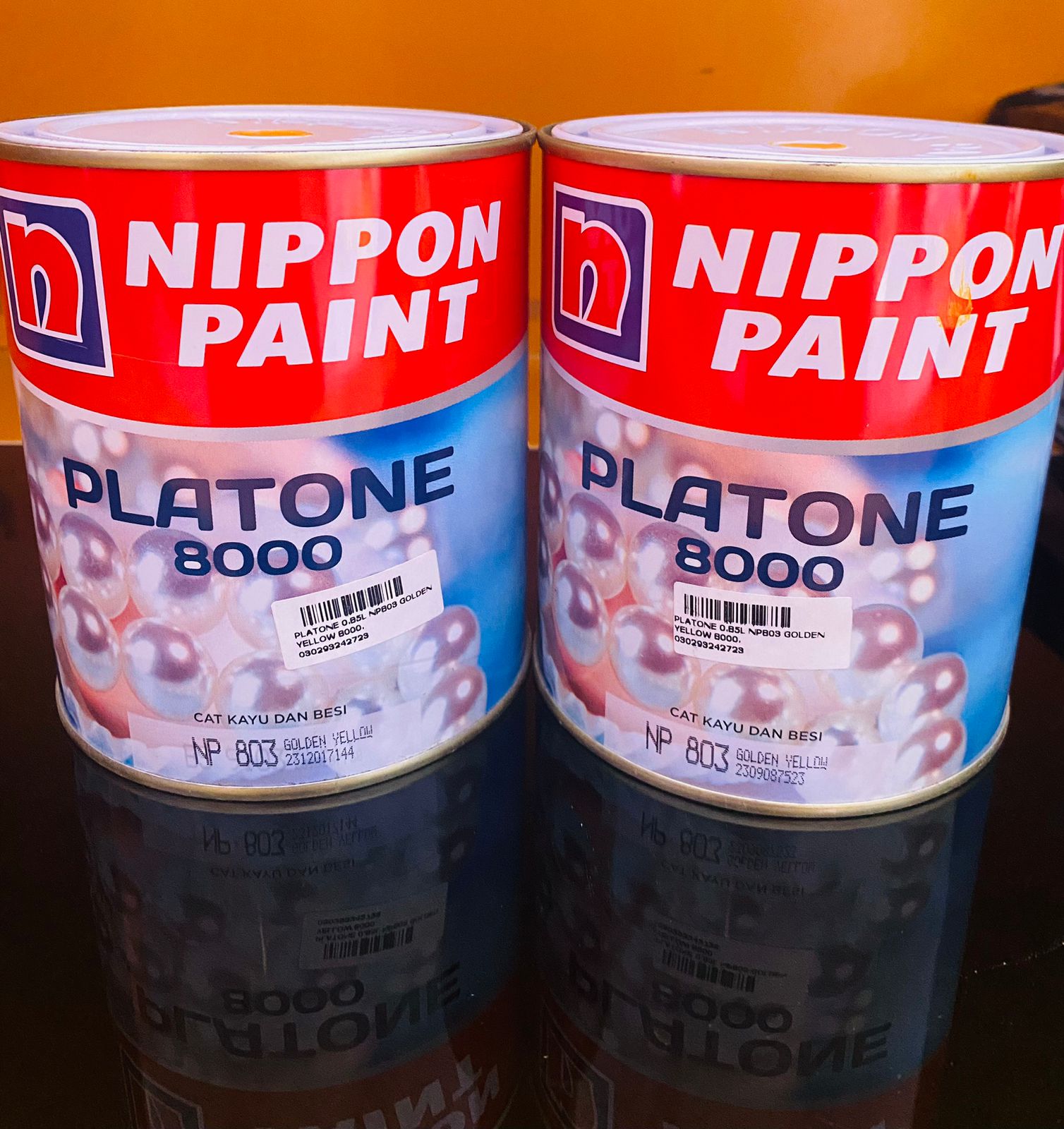 CAT PLATONE NIPPON PAINT 803 GOLDEN YELLOW