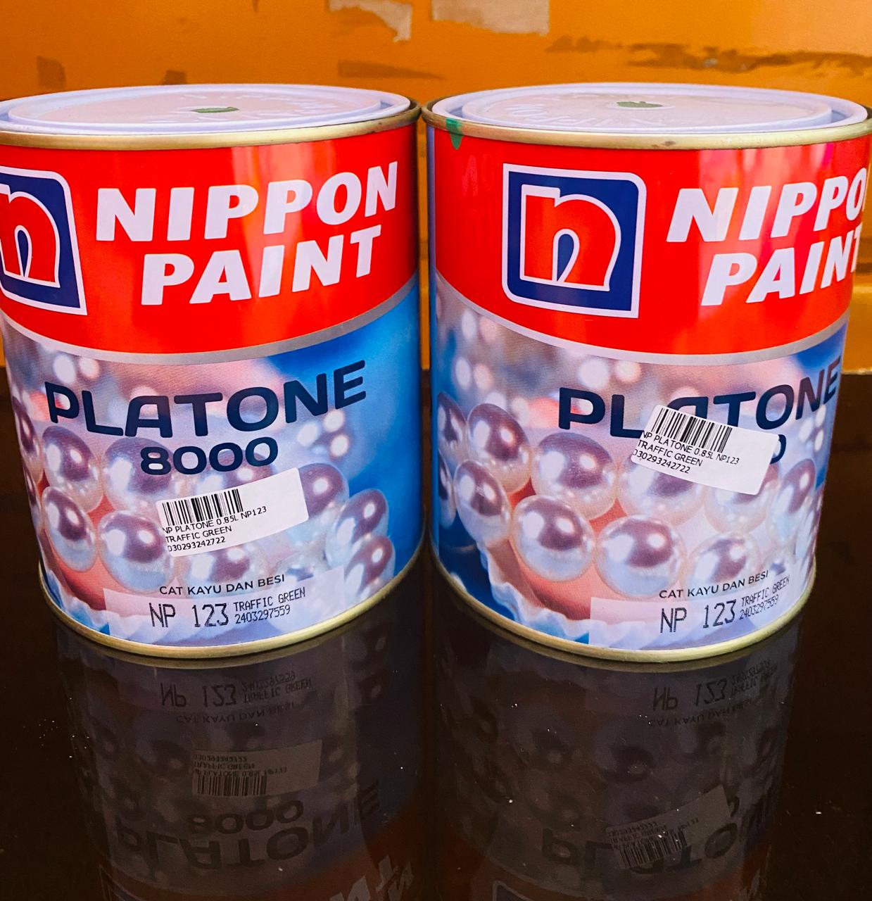CAT PLATONE NIPPON PAINT NP123 TRAFFIC GREEN