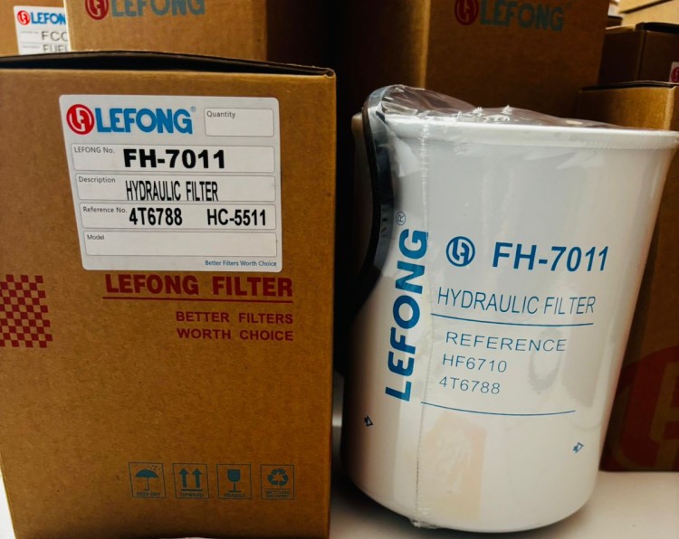 FILTER OLI HIDROLIK LEFONG UNTUK CAT D6 D7 MASSEY FERGUSON NEW HOLLAND JOHN DEERE DYNAPAC PN FH-7011