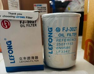 FILTER OLI LEFONG UNTUK AGCO CAT HINO JOHNDEERE KOBELCO KOMATSU MASSEY FERGUSON NH KUBOTA VOLVO PN FJ-3027