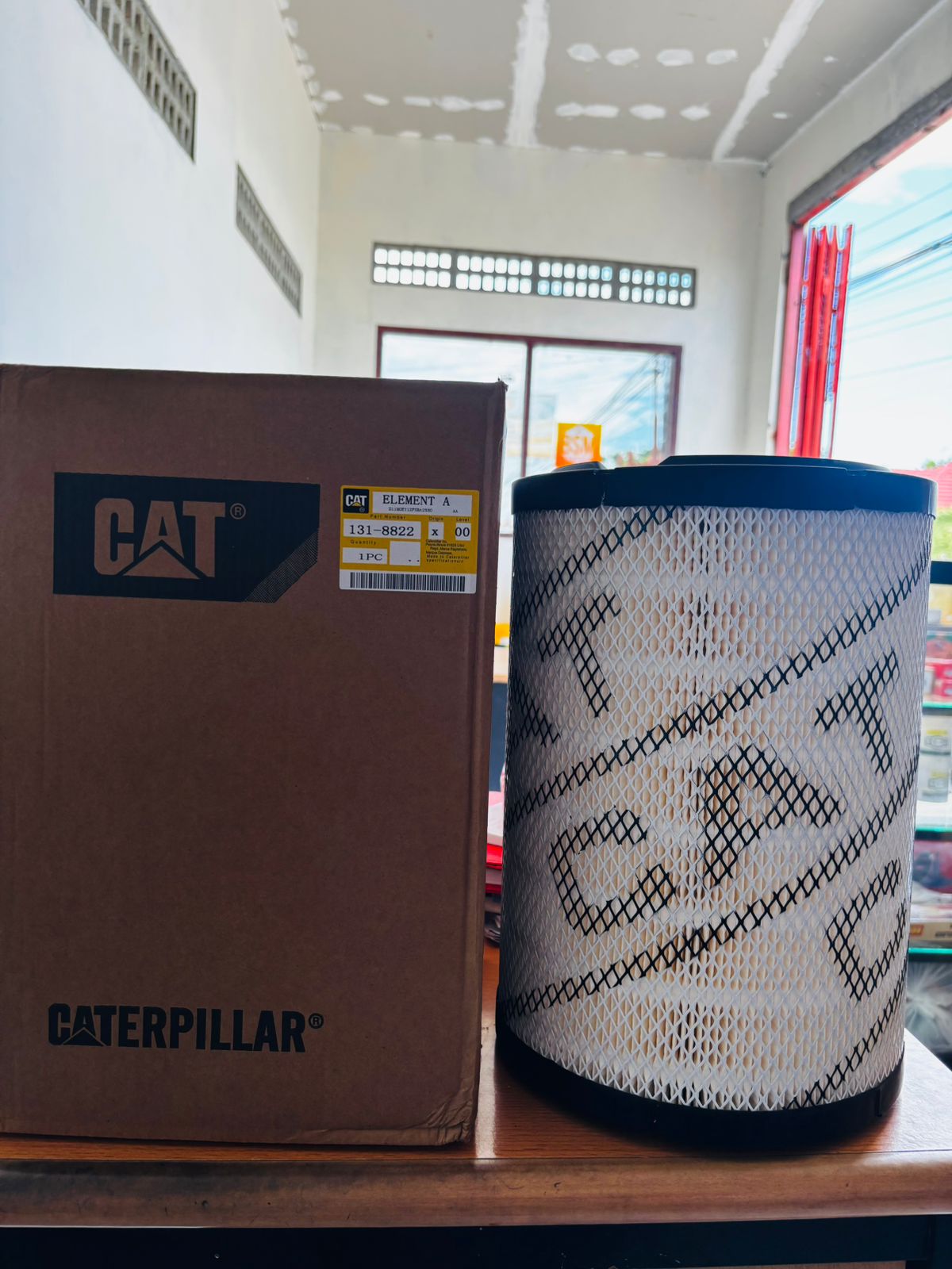 Filter udara Cat 320D2 320GC, 131-8822 (out) + 131-8821 (in)