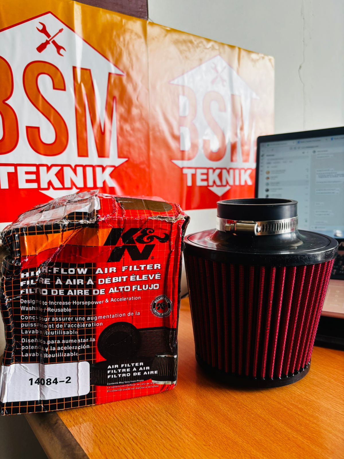 K&N Open Filter Air Filter Intake Universal