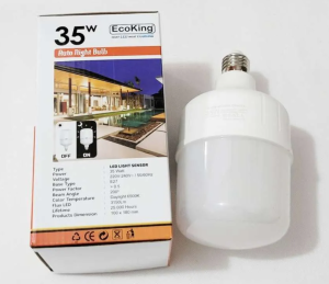 Lampu EcoKing Bohlam Led Rumah Sensor Cahaya Otomatis Light Bulb 35Watt
