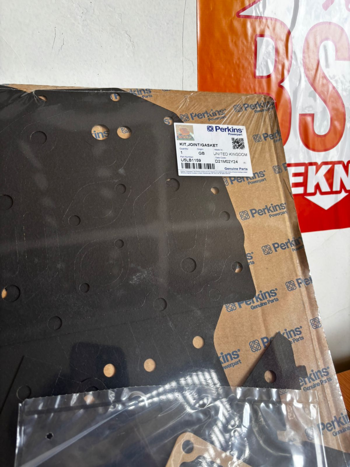 Lower Bottom Gasket Set PERKINS 4.236 4.2482 PN U5LB1159