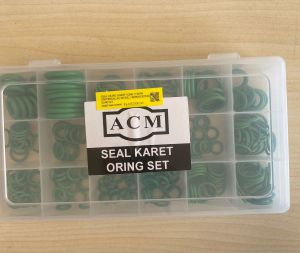 SEAL ORING KARET HIJAU ORING UNIVERSAL AC MOIL RUMAH KOTAK KOMPLIT MERK ACM