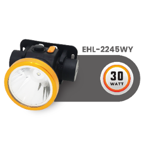 SENTER KEPALA CHARGE ECOKING 30 WATT PUTIH TAHAN AIR EHL-2245WY