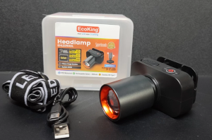 SENTER KEPALA CHARGE EcoKing Head Lamp 50 Watt Cahaya Putih Zoom up to 300 M EHL2250DL