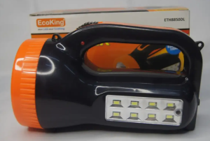 SENTER Recharge Lampu ECOKING SET Emergency Darurat LED 5W THUNDER ETH8850DL