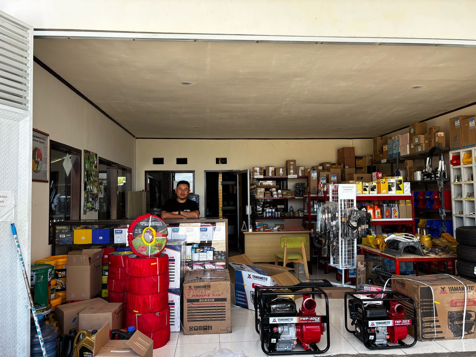 TOKO BSM TEKNIK DISTRIBUTOR POMPA AIR ALKON YAMAMOTO YWP 40 (13 HP) 4 Inch
