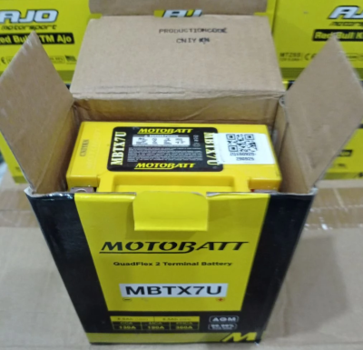 Aki Kering MOTOBATT MBTX7U 12 V 8.5 AMPER XMAX VESPA PIAGIO HONDA CB 600 SERIES KAWASAKI TRAIL KLX