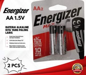BATERAI ENERGIZER MAX 1.5V AA (KECIL) AA 2S+1