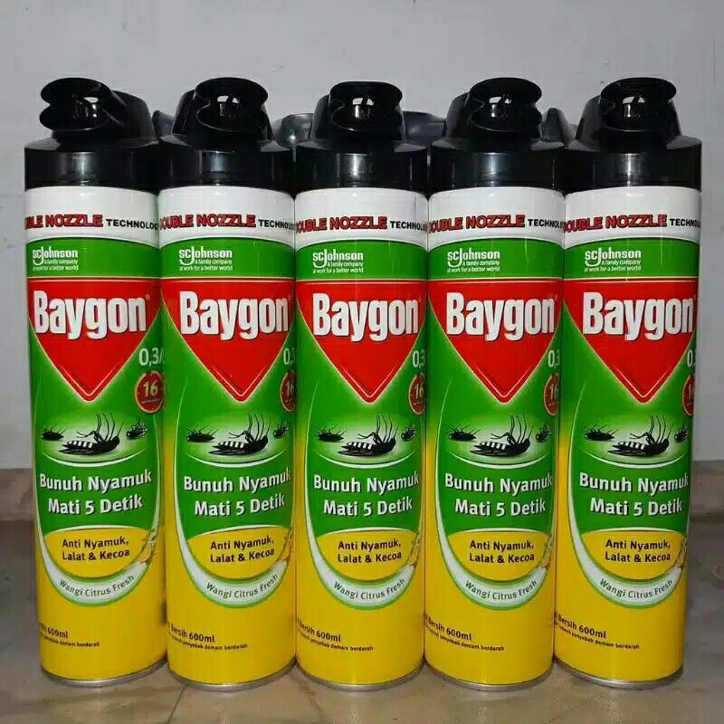 BAYGON INSEKTISIDA SPRAY CITRUS FRESH KLG 600 ML