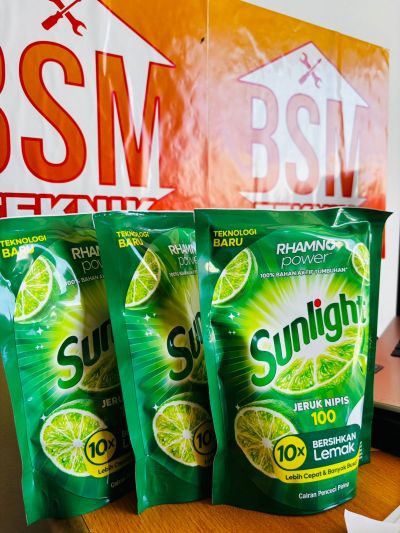 BSM TEKNIK DISTRIBUTOR PEMBERSIH SUNLIGHT PENCUCI PIRING JERUK NIPIS 370 ml