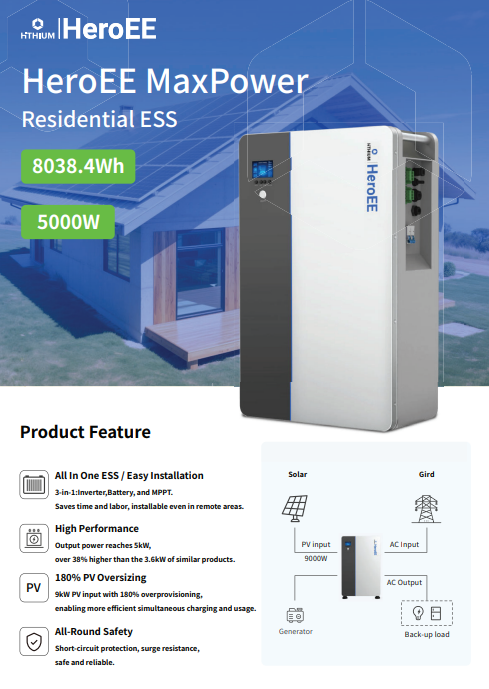 Baterai LiFePO4 HITHIUM Heroee maxpower 5 KW