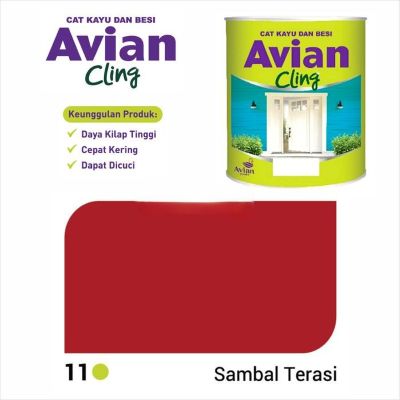 Cat Besi avian Cling 11 sambal terasi Merah @1kg
