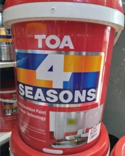 Cat Tembok TOA 4 SEASONS INTERIOR BASE 5 Kg perpail