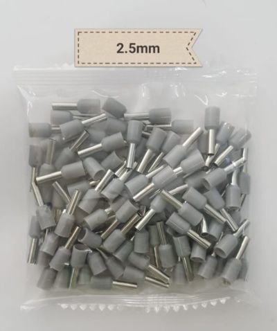 Kabel Schoen Ferrules E2508 Skun Tube 2,5mm @100 Pcs