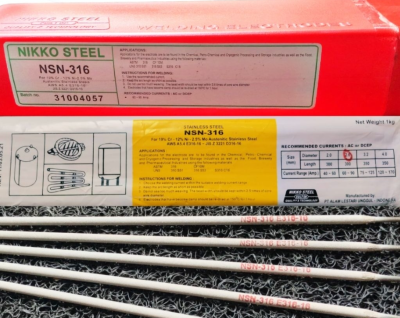Kawat Las Nikko Steel NSN-316 UK 2.6mm (5kg) asli