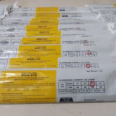 Kawat Las Nikko Steel NSN-316 UK 3.2mm(5kg) asli