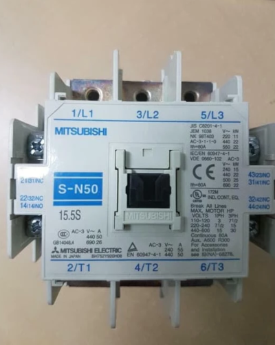 Kontaktor S-N50 Mitsubishi 220V 3P 80A