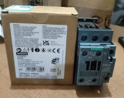 Kontaktor Siemens 3RT6025-1AN20 3 phase kontak 220 VAC