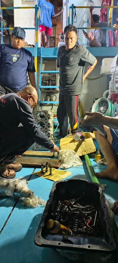 Pekerjaan Over haul Mesin Genset PERKINS 4.2482 SERIES Pelanggan Kapal Vessel