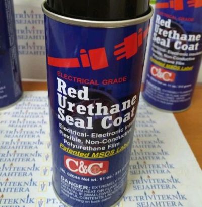 Red Urethane Seal Coat C&C 02044 electrical pelapis poliuretan