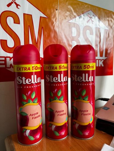 STELLA PENGHARUM RUANGAN AEROSOL APEL 350 ML KALENG