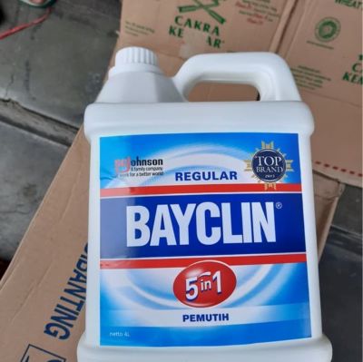 Bayclin Cairan Pemutih Regular 4 liter