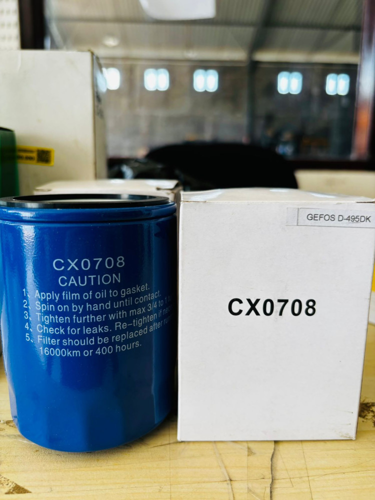 Filter SOLAR BENGBU UNTUK JCB 185T 456HT CUMMINS BOMAG KOBELCO KOMATSU LIUGONG HYUNDAI PERKINS SANY XGMA YUCHAI PN CX0708