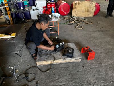 Jasa Perbaikan Rekondisi Mesin Charger aki Pelanggan Perusahaan Kebun 2