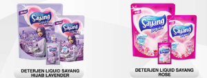 DETERJEN LIQUID SAYANG HIJAB LAVENDER DAN ROSE