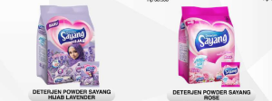DETERJEN POWDER SAYANG HIJAB LAVENDER DAN ROSE PACK