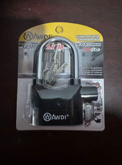 GEMBOK ALARM AWDI AW-GA110MM PANJANG 110 MM
